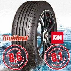 Sportnex AS-2+ TM- ja Tuulilasi-testimenestys 205/55-16 V