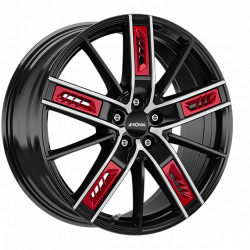 R67 Red Right JET BLACK-FRONT CUT 8.5x20